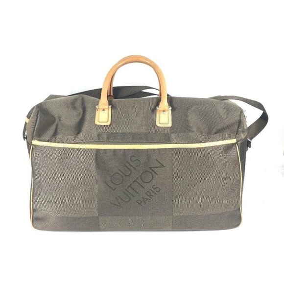 LOUIS VUITTON M93228 Damier Geant Suvlan travel bag Duffle Bag Canvas khaki - Picture 1 of 15